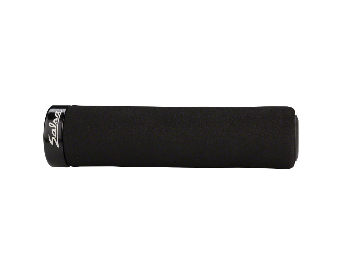 Salsa Fat Foam Lock-On Grips (Black)